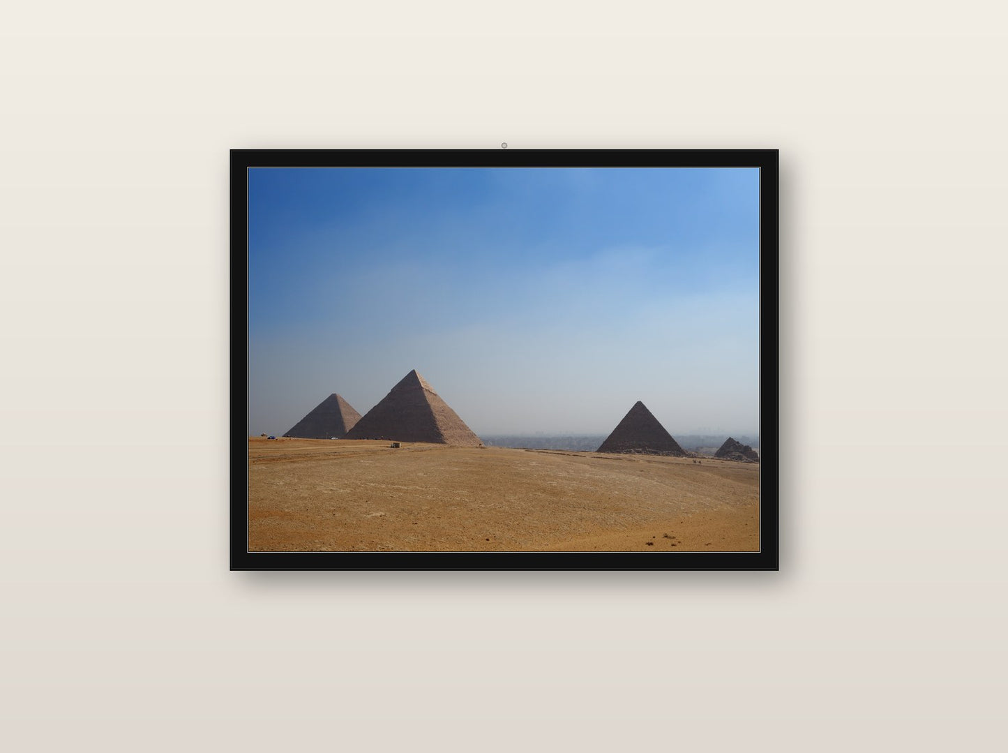 Adytum fine art print in black wood frame