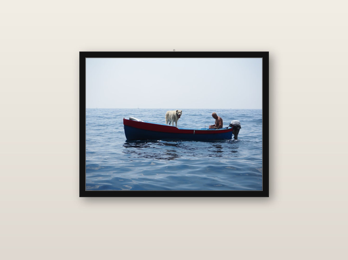 Aevum fine art print in black wood frame