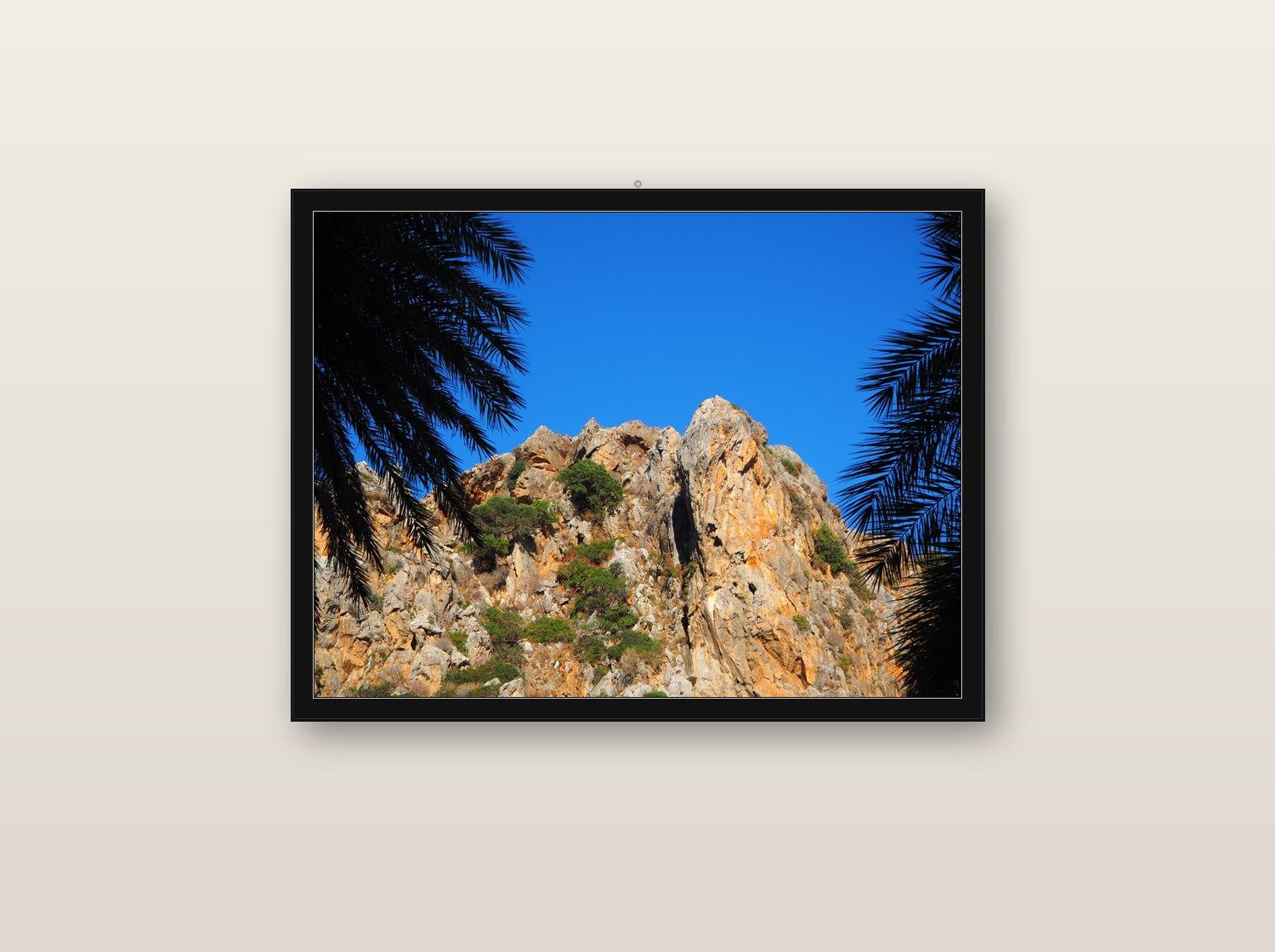 Aion fine art print in black wood frame