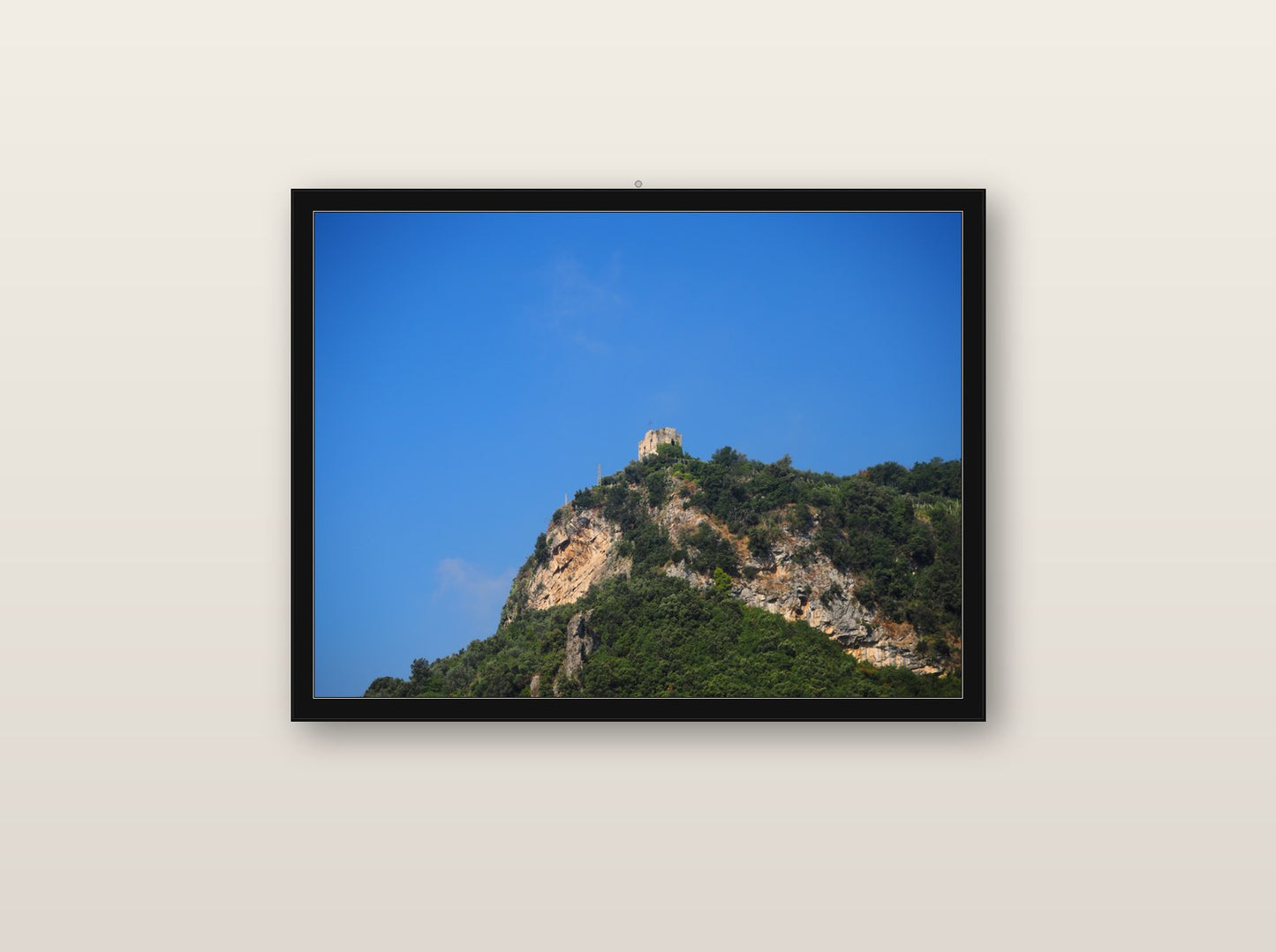 Aisling fine art print in black wood frame