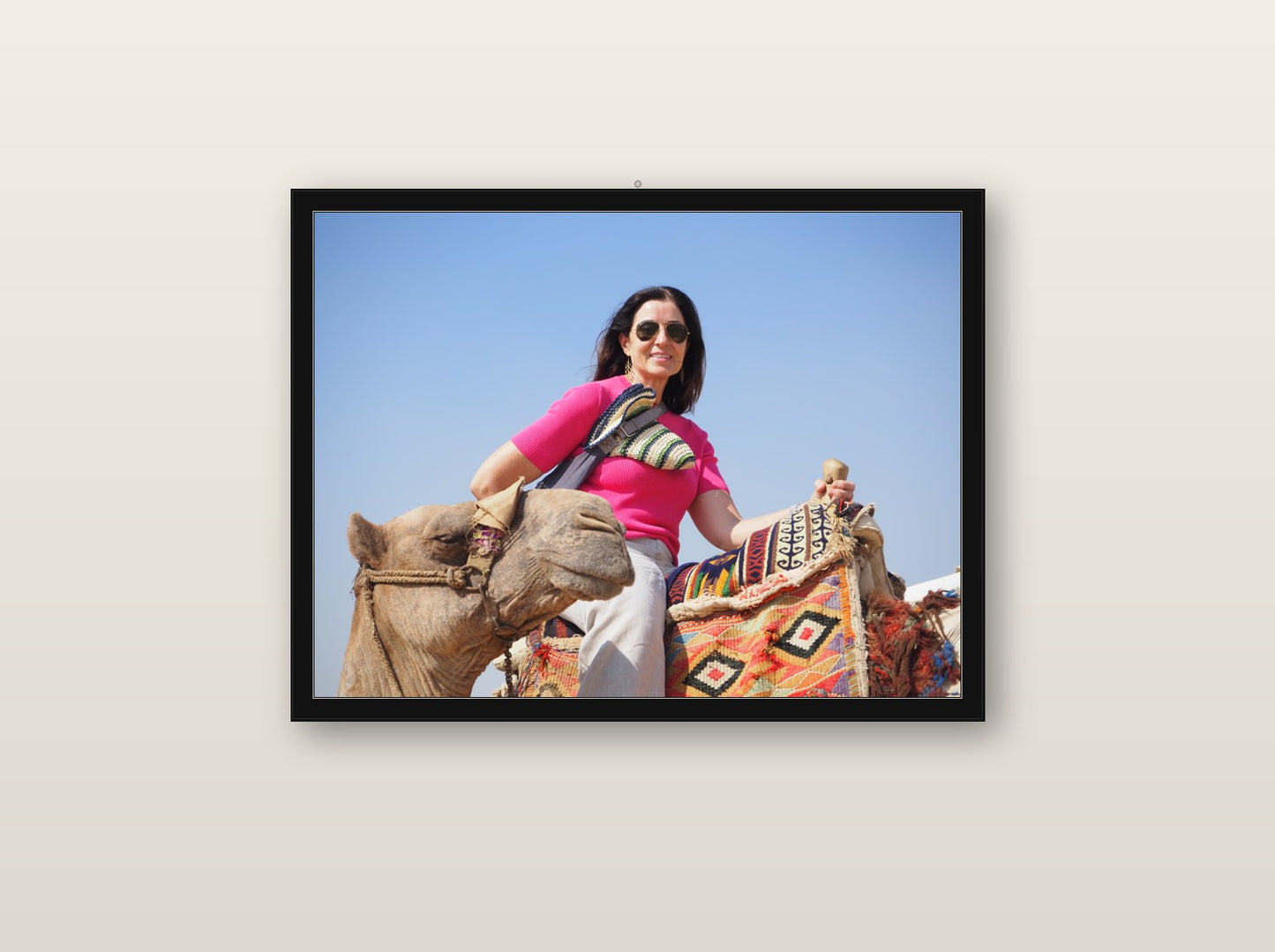 Apotheosis fine art print in black wood frame