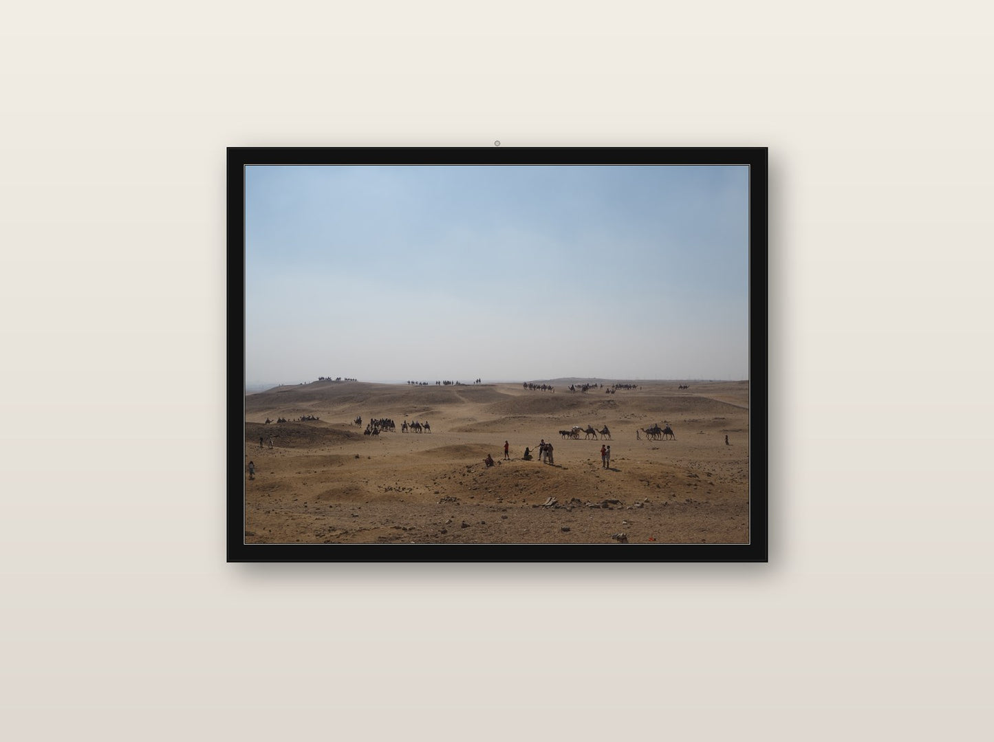 Caelum fine art print in black wood frame