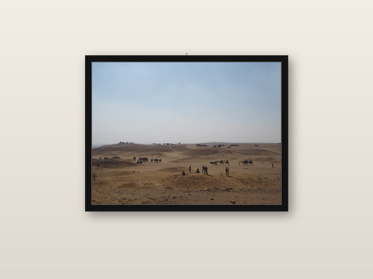 Caelum fine art print in black wood frame