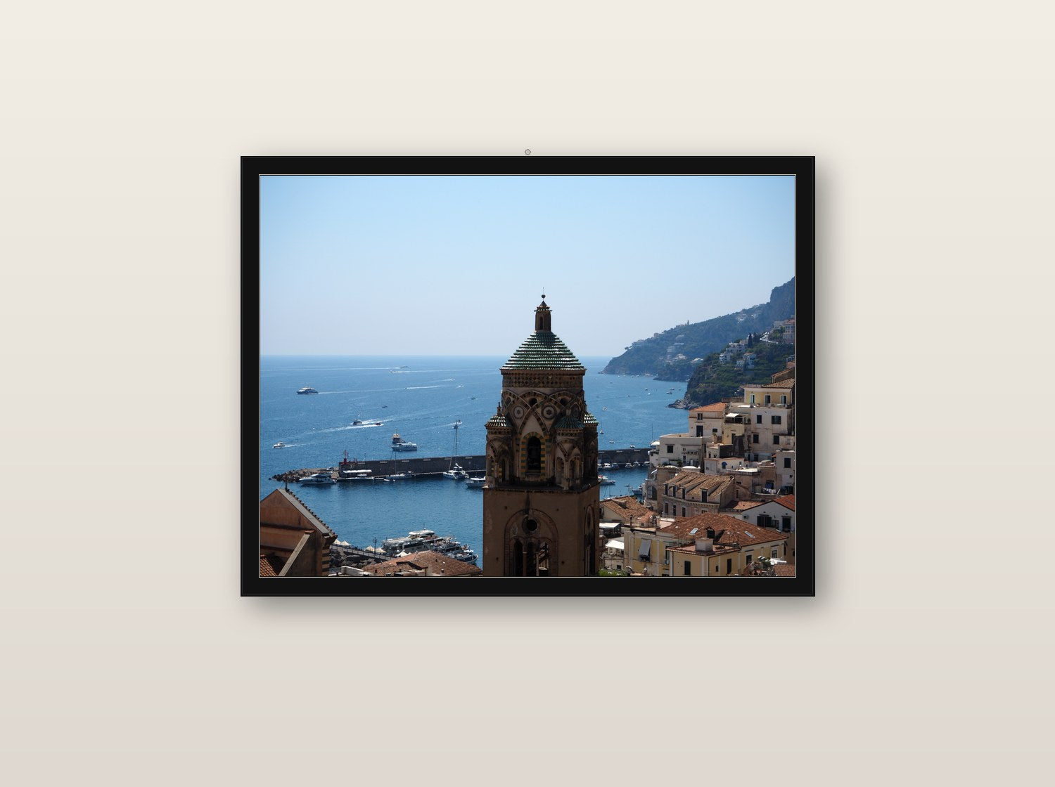 Élan fine art print in black wood frame