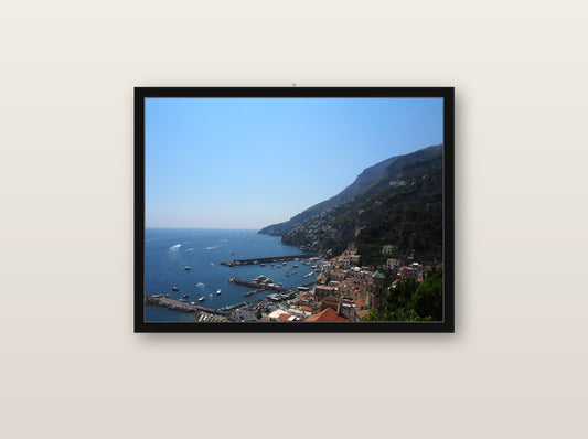 Empyrean fine art print in black wood frame