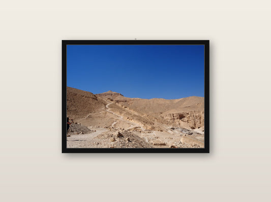 Ethereal fine art print in black wood frame