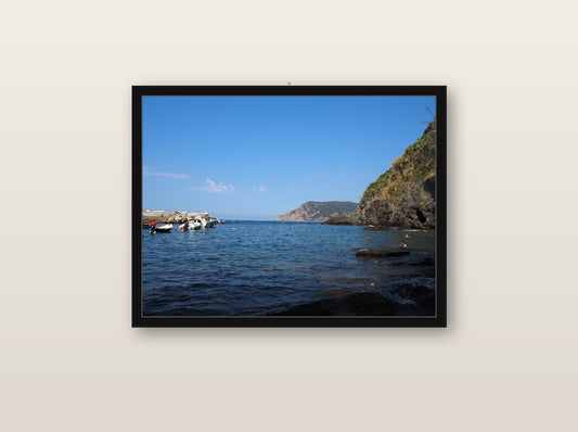 Fatum fine art print in black wood frame