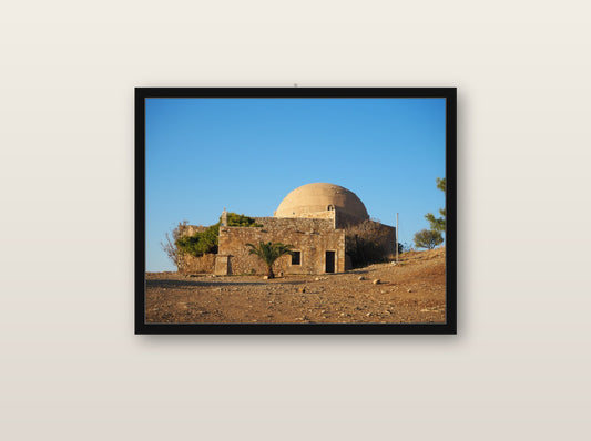 Genius fine art print in black wood frame