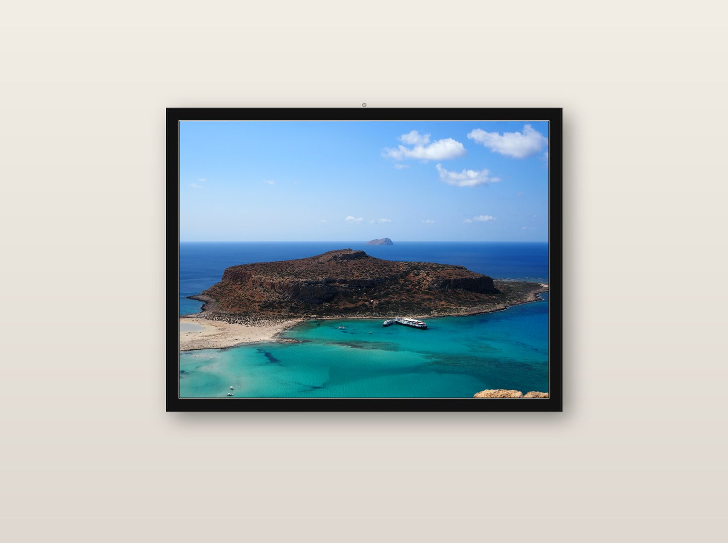 Nimbus fine art print in black wood frame