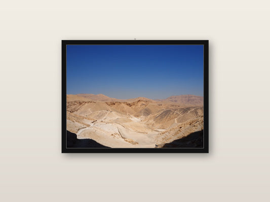 Nitor fine art print in black wood frame