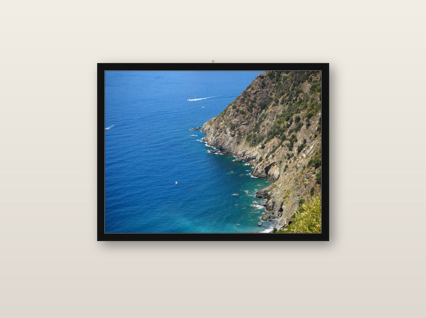 Penumbra fine art print in black wood frame