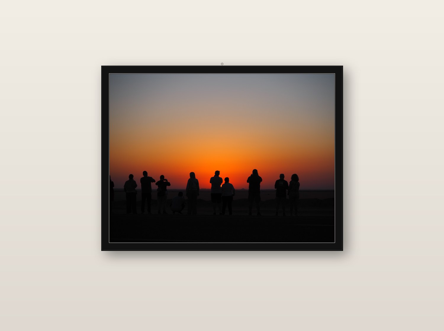 Prodigium fine art print in black wood frame