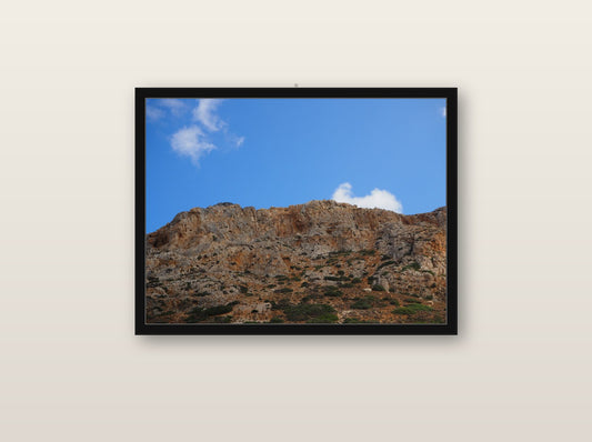 Profundum fine art print in black wood frame