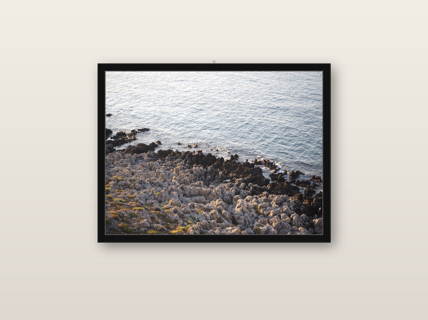 Quintessence fine art print in black wood frame