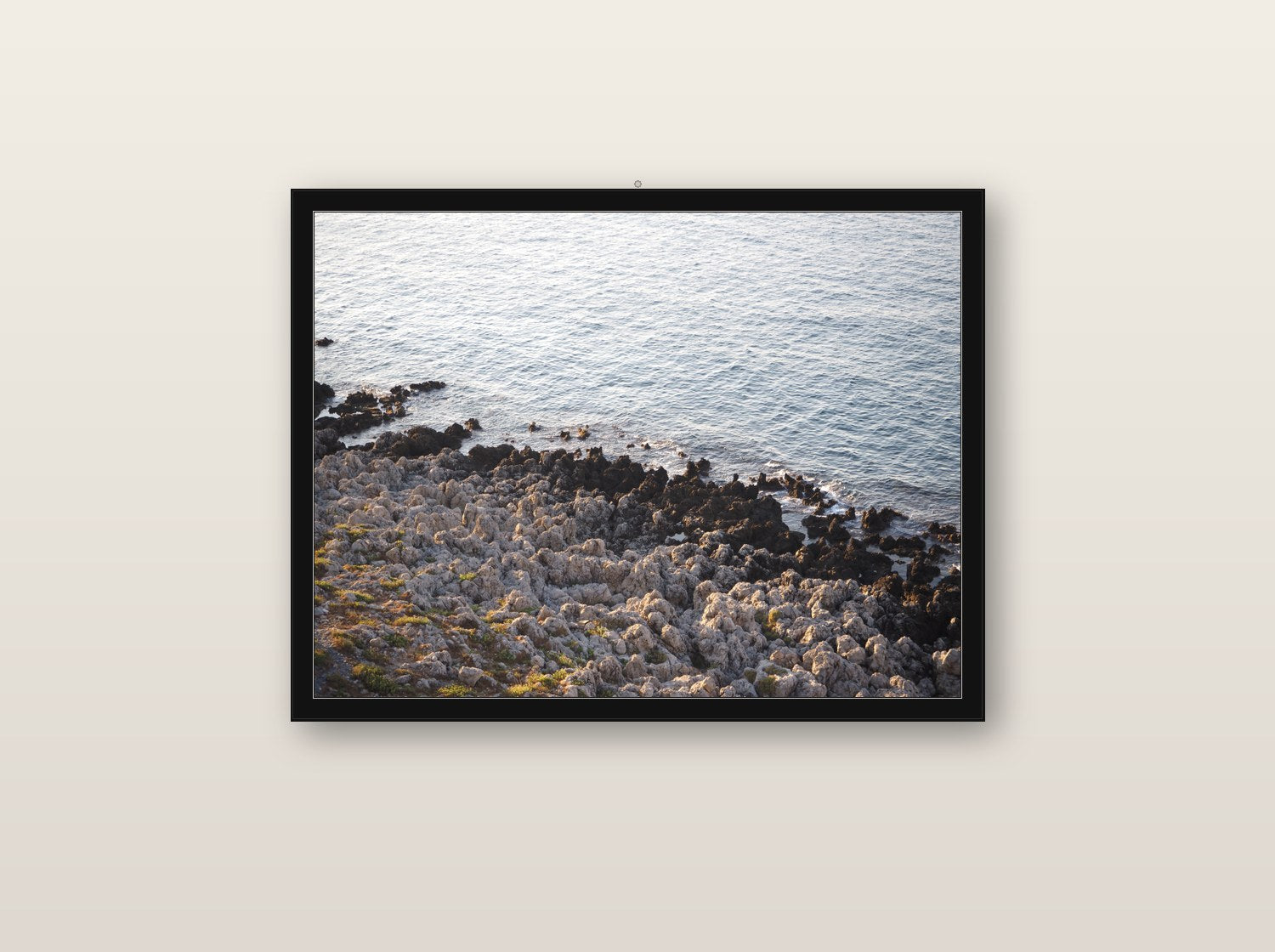 Quintessence fine art print in black wood frame