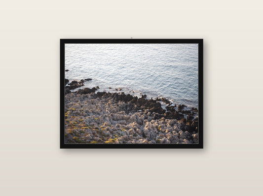 Quintessence fine art print in black wood frame