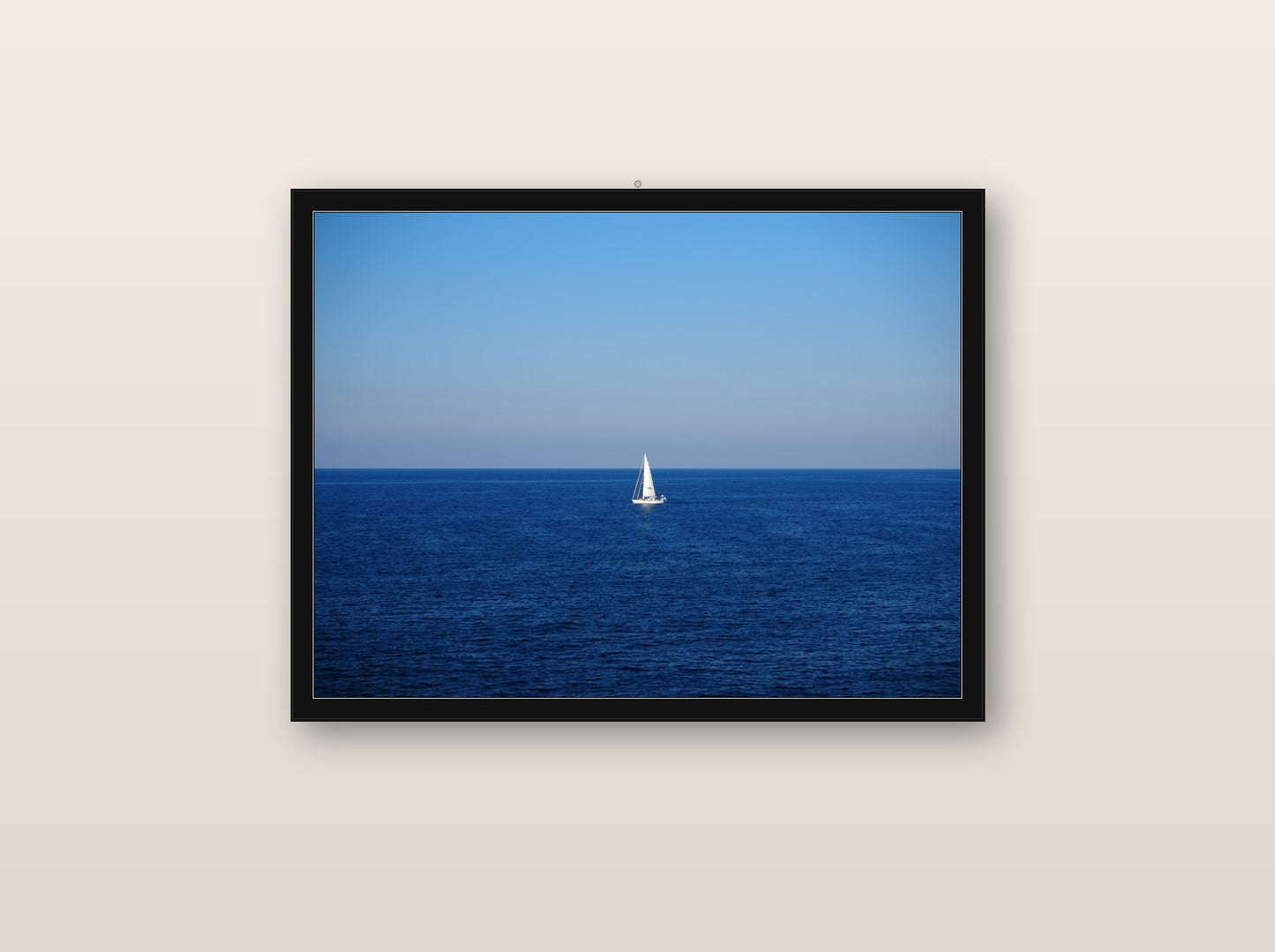 Seraph fine art print in black wood frame