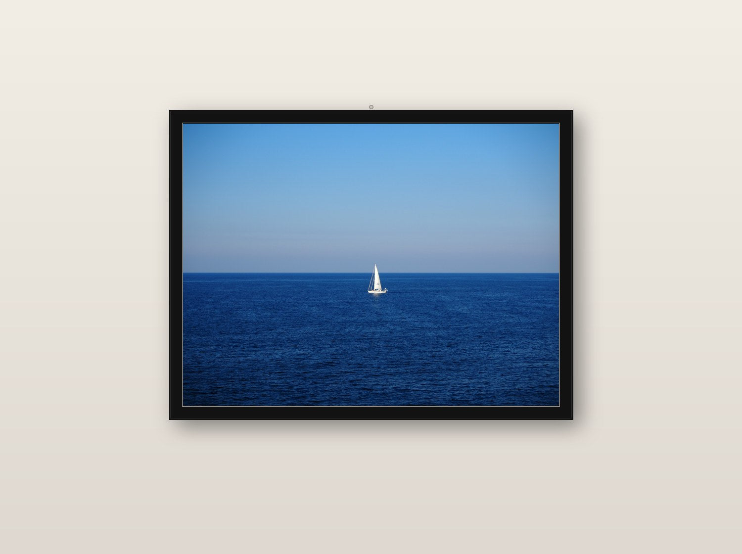 Seraph fine art print in black wood frame