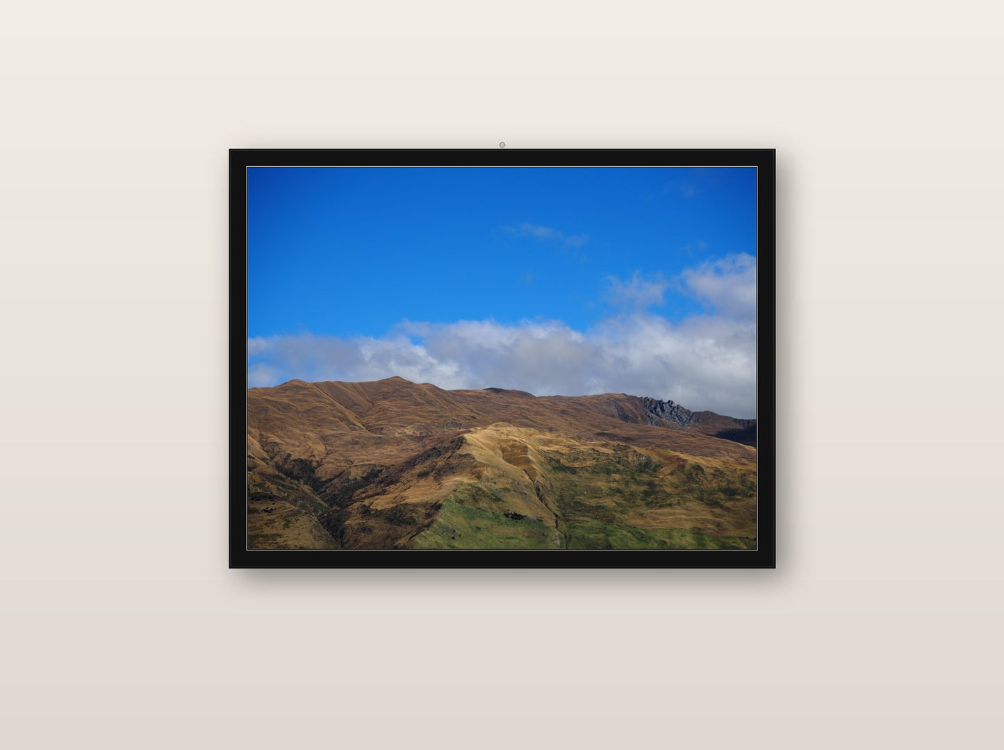 Seun fine art print in black wood frame