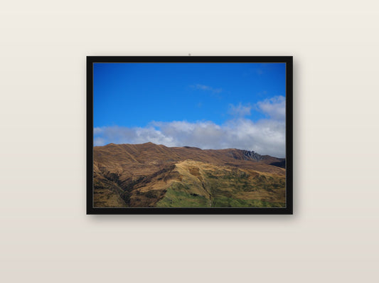 Seun fine art print in black wood frame