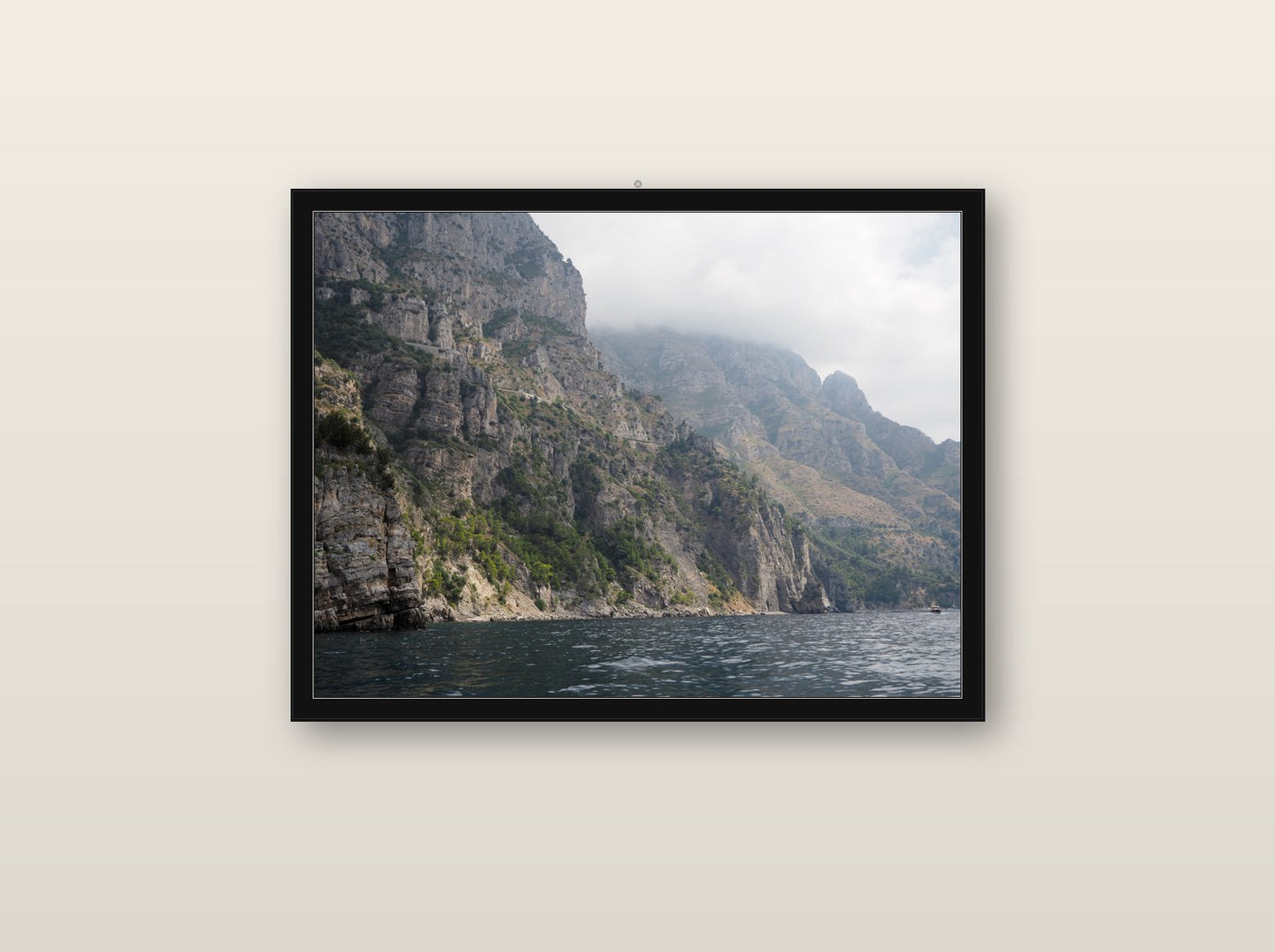 Siofra fine art print in black wood frame