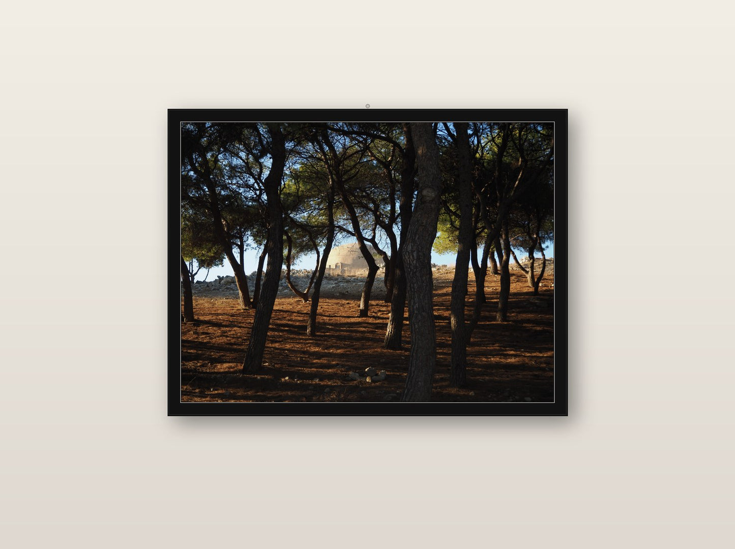 Souffle fine art print in black wood frame