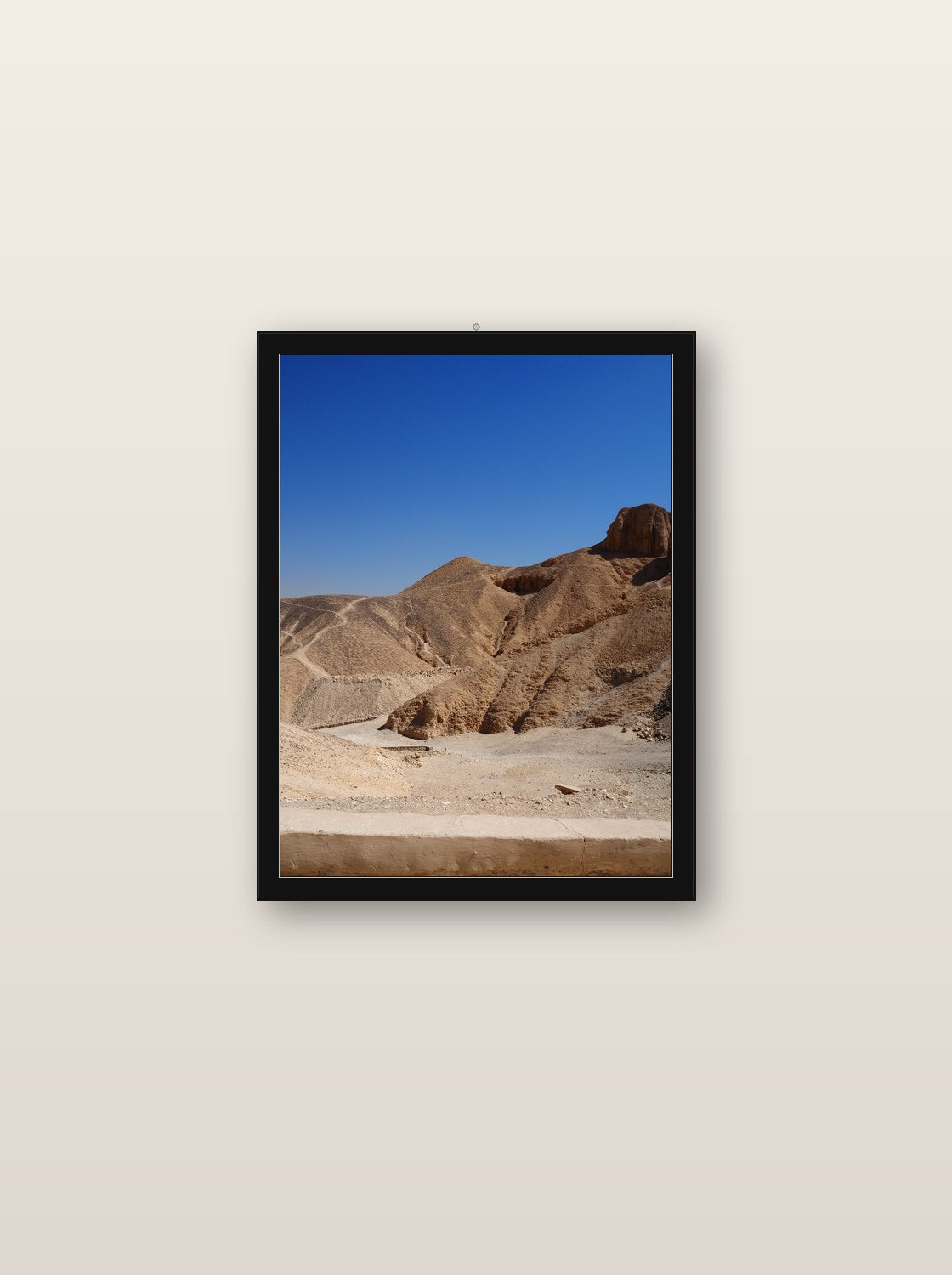 Veritas fine art print in black wood frame