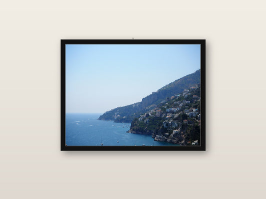 Vesper fine art print in black wood frame